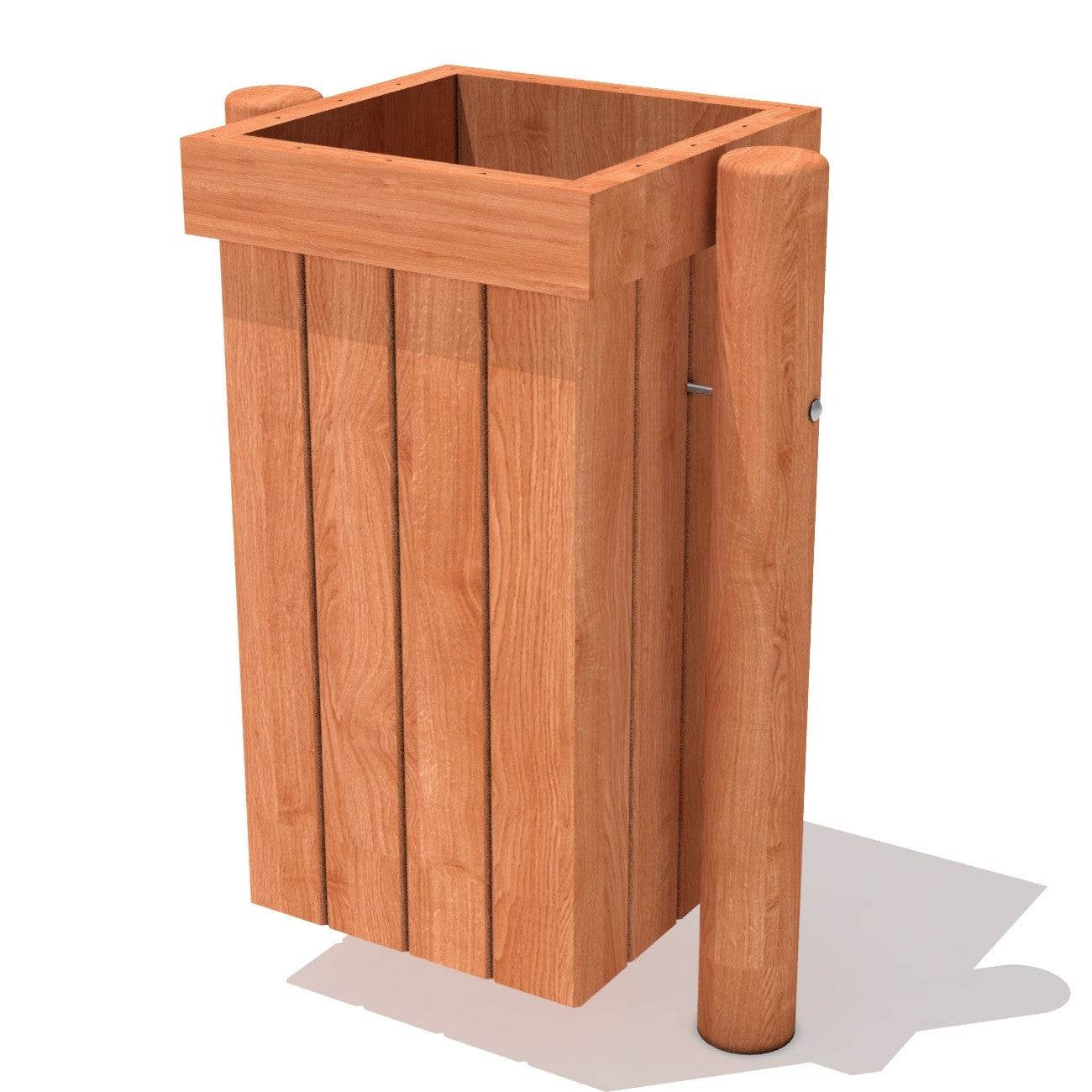 Basurero Madera - playplaza.uy