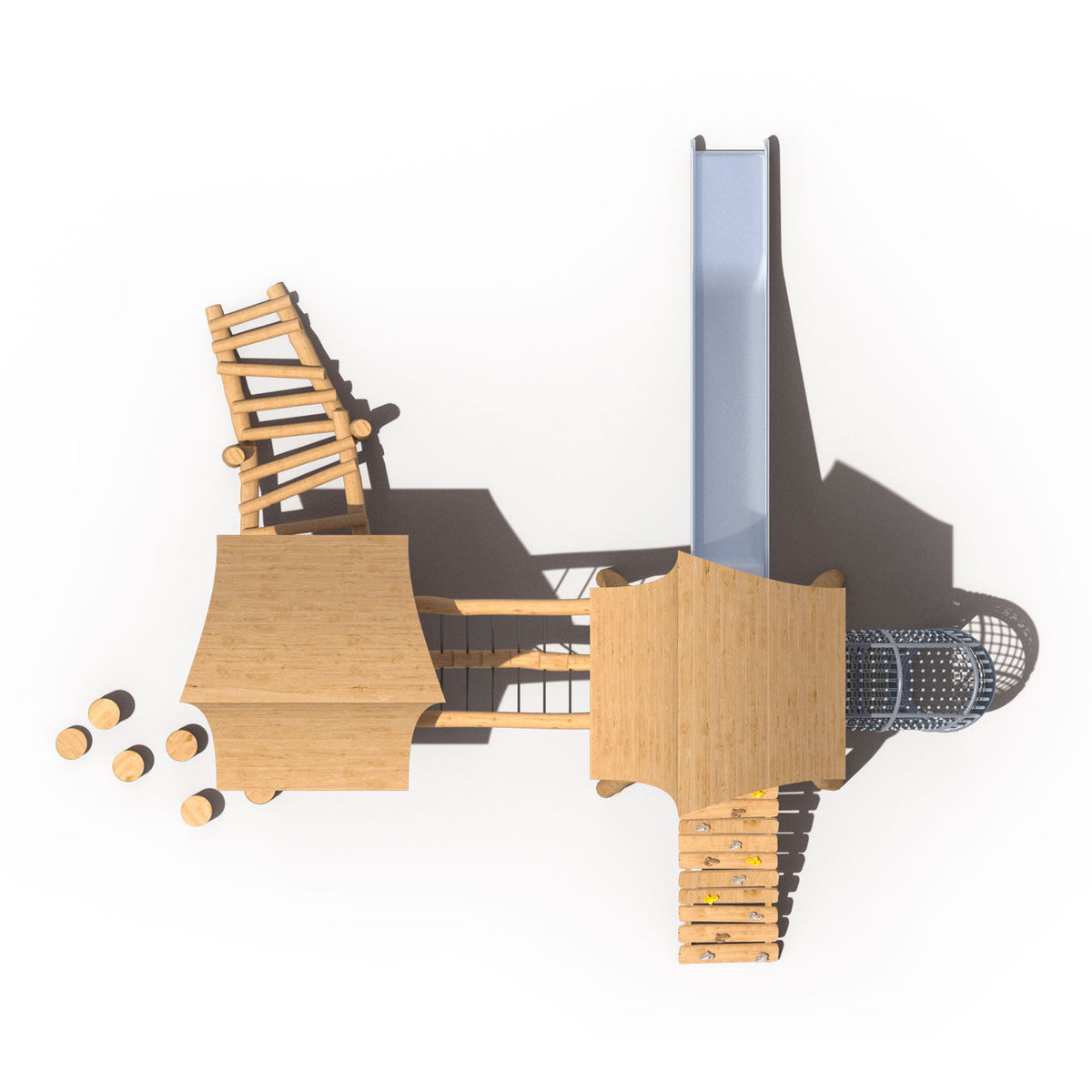 Juego Modular Madera 18-01 Play Plaza Play Plaza
