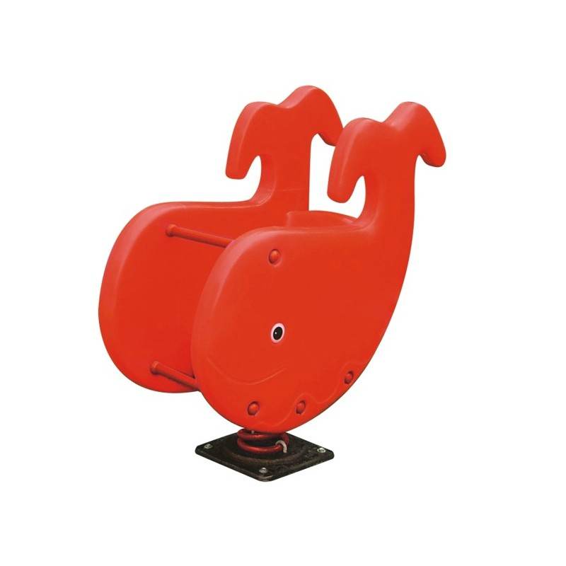 Juego Resorte Ballena Rojo - playplaza.uy