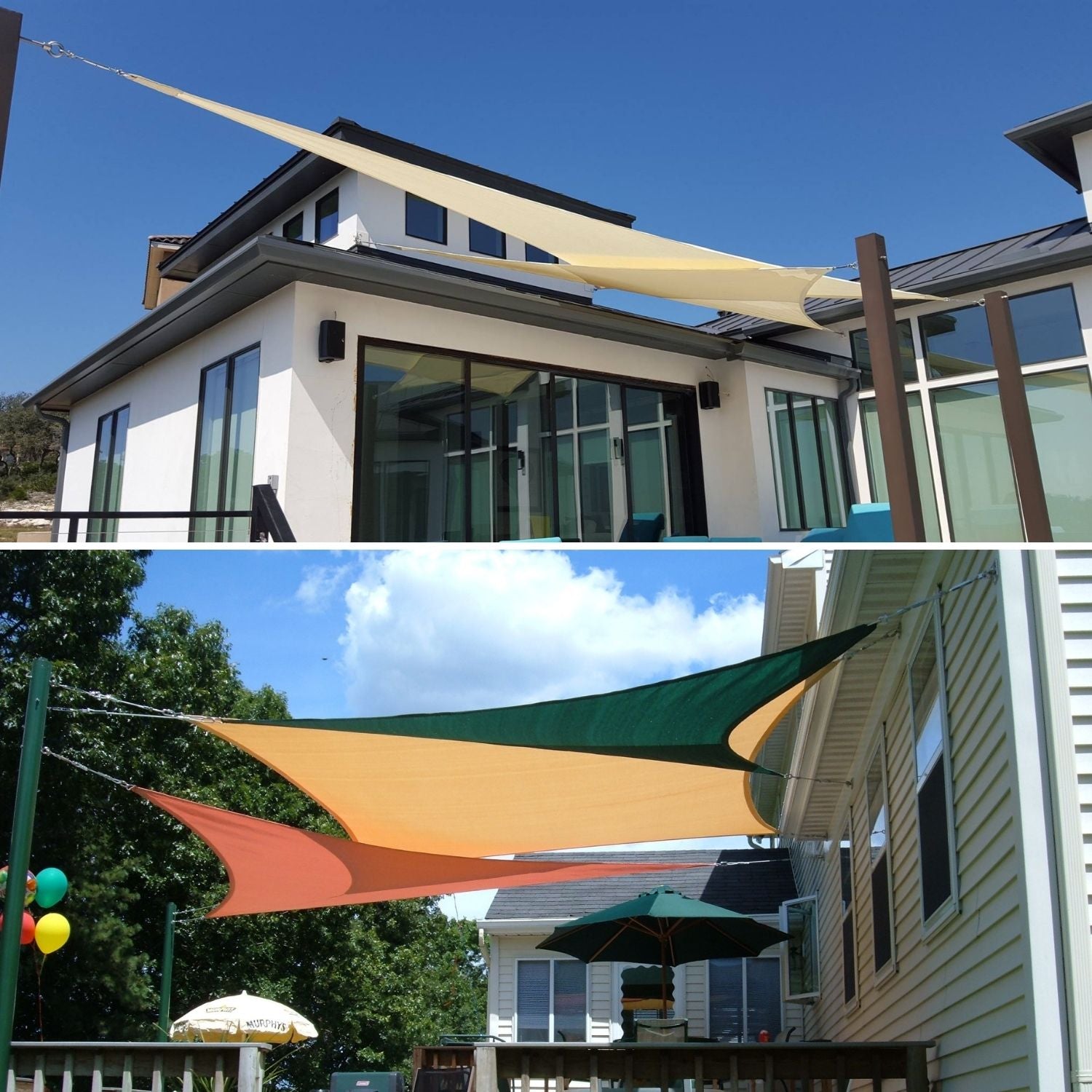 Toldo Vela  Sombra 120 gr/m2 6,5x7,5m playplaza.uy