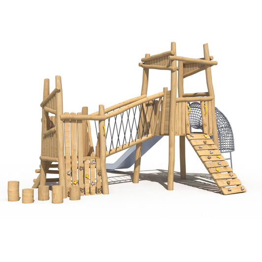 Juego Modular Madera de Robinia 16-03 Play Plaza Play Plaza