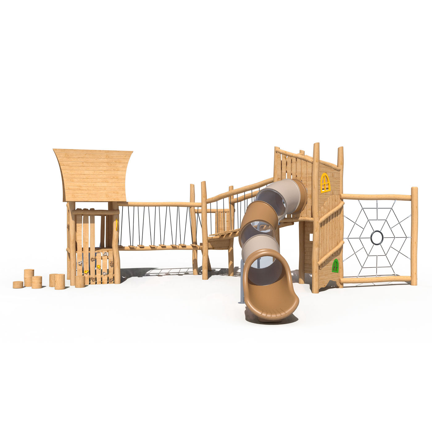 Juego Modular Madera 17-04 Play Plaza Play Plaza