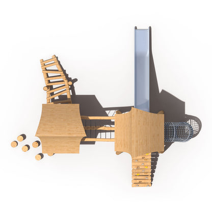 Juego Modular Madera 18-01 Play Plaza Play Plaza