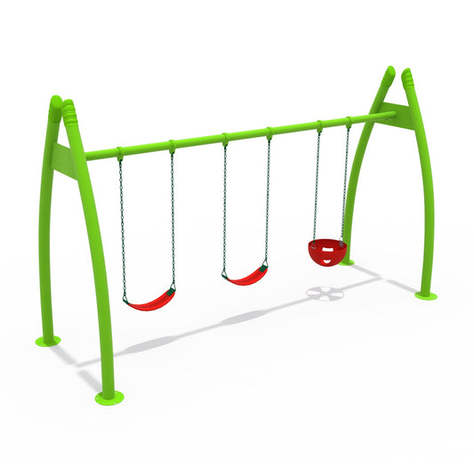 Hamaca Triple Arco playplaza.uy