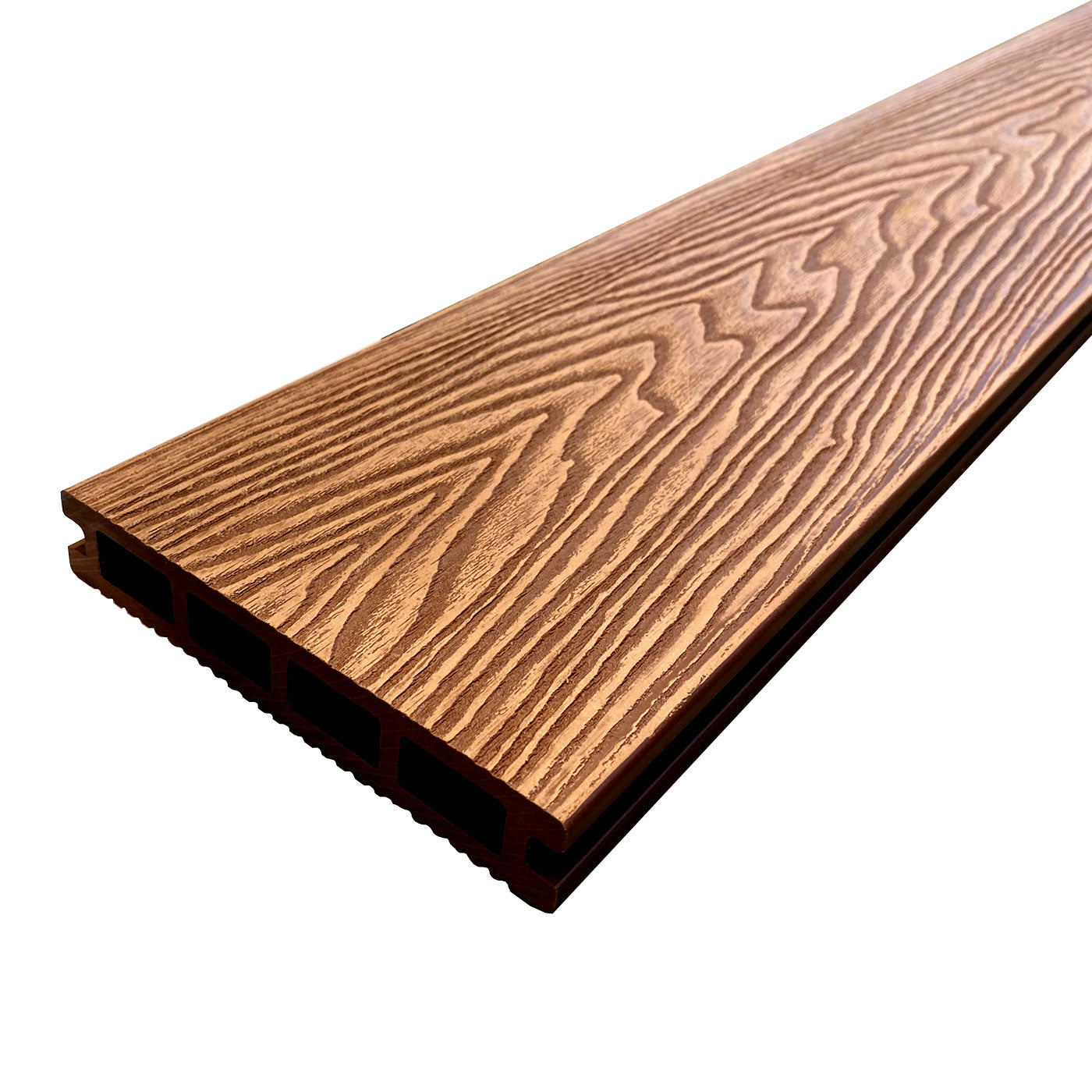 Piso Deck WPC Dual Café Claro playplaza.uy