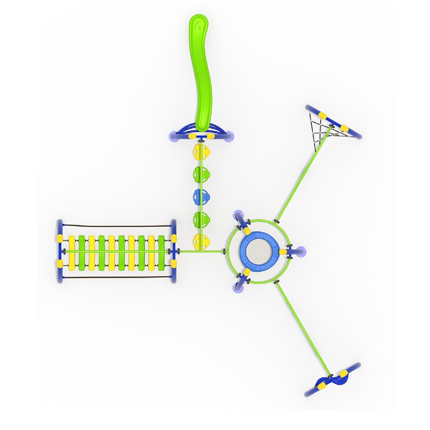 Juego Modular Deportivo 6-Juegos Deportivos-HBJCM06-Juegos de Cuerdas-Play Plaza Uruguay