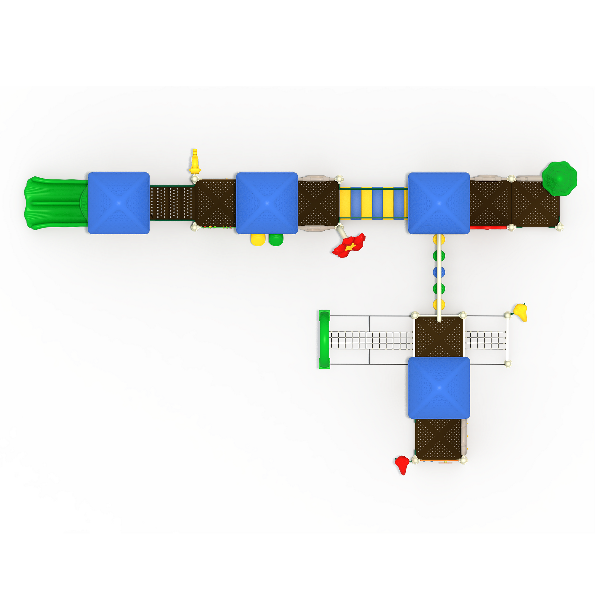 Juego Modular Inclusivo 03-Juego Modular Inclusivo-HBFYX03-Juegos Inclusivos, Juegos Modulares-Play Plaza Uruguay