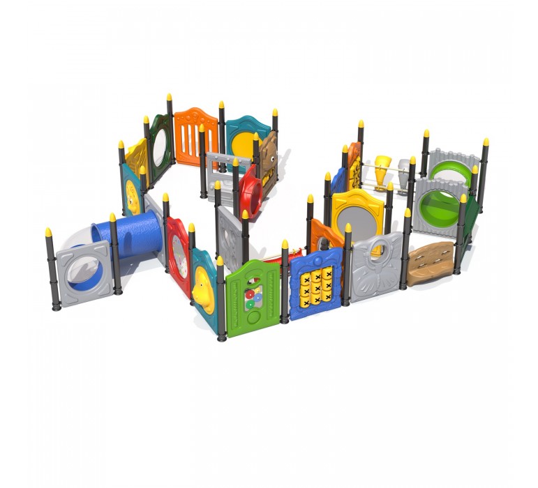 Juego Modular Inclusivo 06-Juego Modular Inclusivo-HBFY09301-Juegos Inclusivos-Play Plaza Uruguay