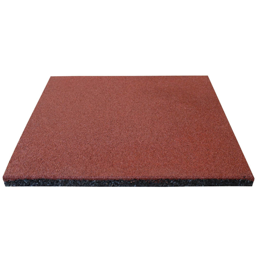 Piso de Caucho 50X50X 2 cm Rojo playplaza.uy