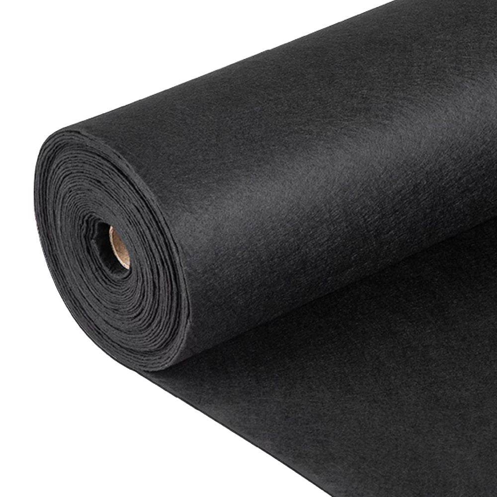 Geotextil Negro 200gsm Rollo 1x50 playplaza.uy