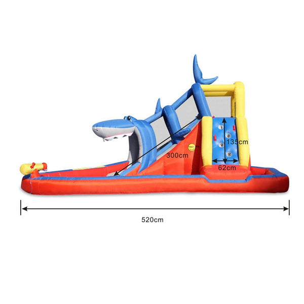 Juego Infable Tiburon  5.2x3.9m playplaza.uy