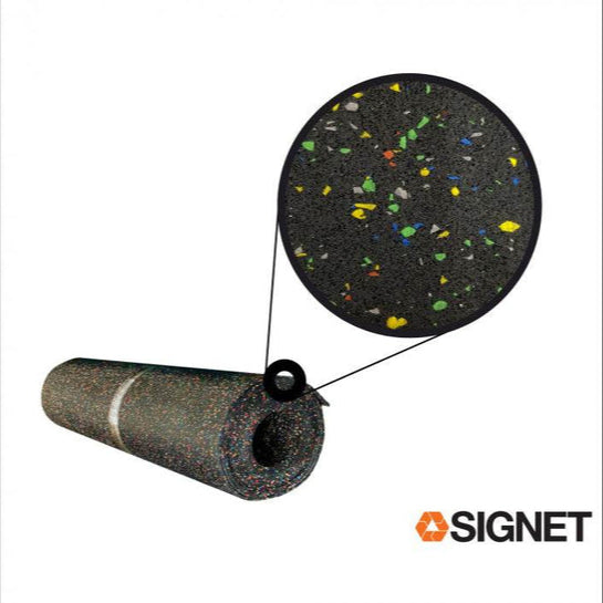 Piso Gimnasio 1x10 Metros 5mm playplaza.uy